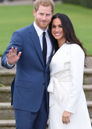 Meghan Markle and Prince Harry - Announce their engagement at Kensington Palace